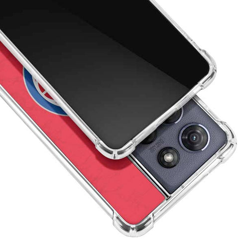 NBA Detroit Pistons Distressed Moto G Play 5G (2025) Clear Case